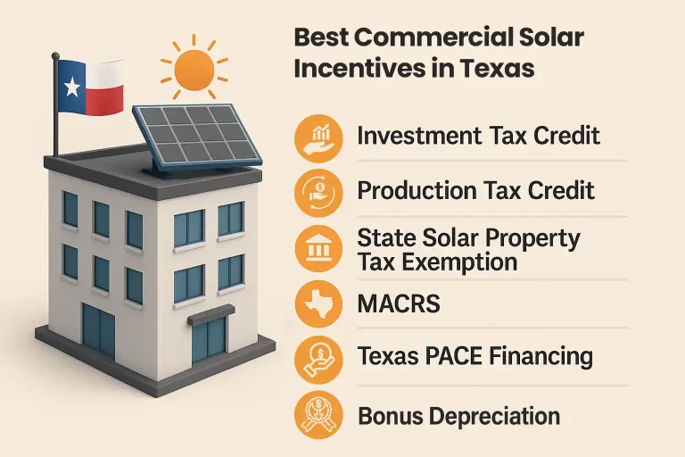 best commercial solar incentives in Texas