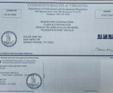 Virginia-License-Solar-SME-Inc-valid-till-septmeber-30-2026 Virginia Class B Solar SME Certifications