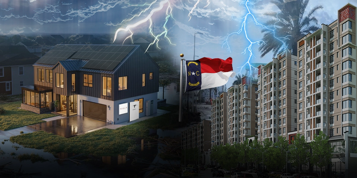 Solar and Battery Storage in Hurricane Helene