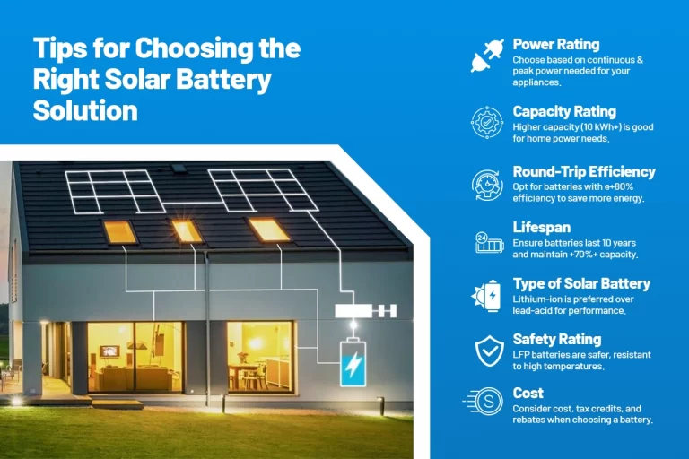 tips for choosing the right solar battery solution
