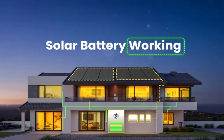 solar battery storage working