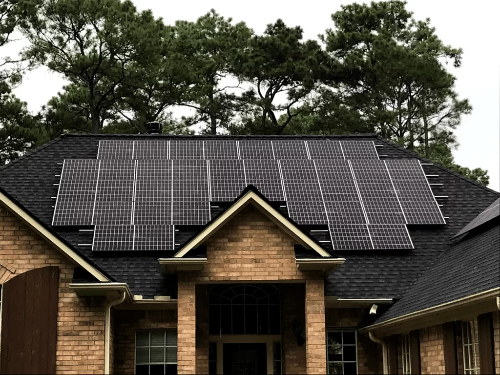 residential rooftop panels