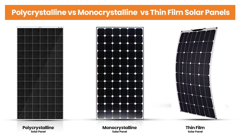 type of panel for solar installation