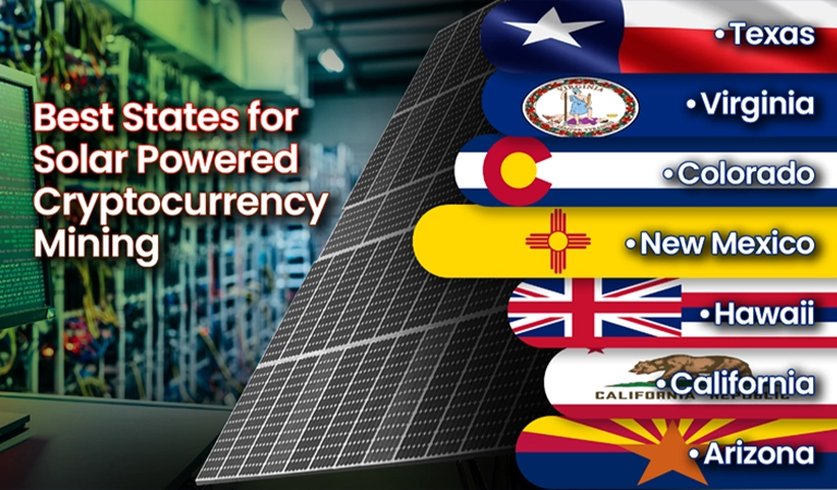 best states to mine solar-powered cryptocurrency