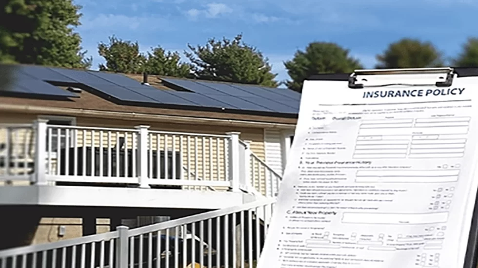 Solar panel insurance
