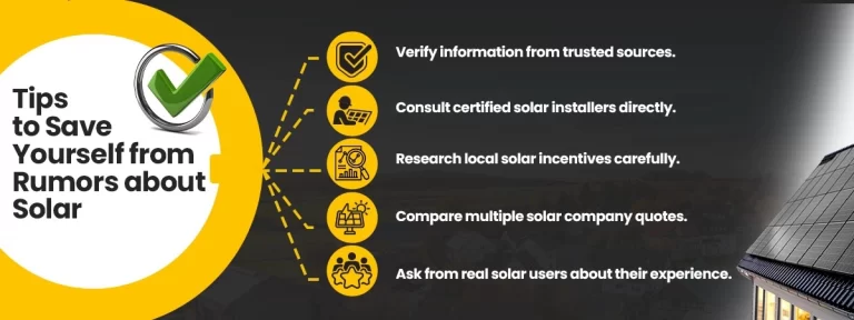 useful tips to save from solar myths