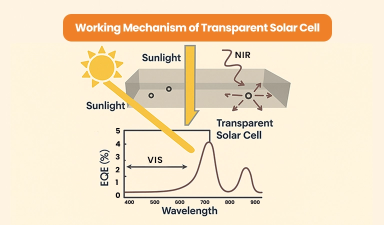 solar panel windows work process
